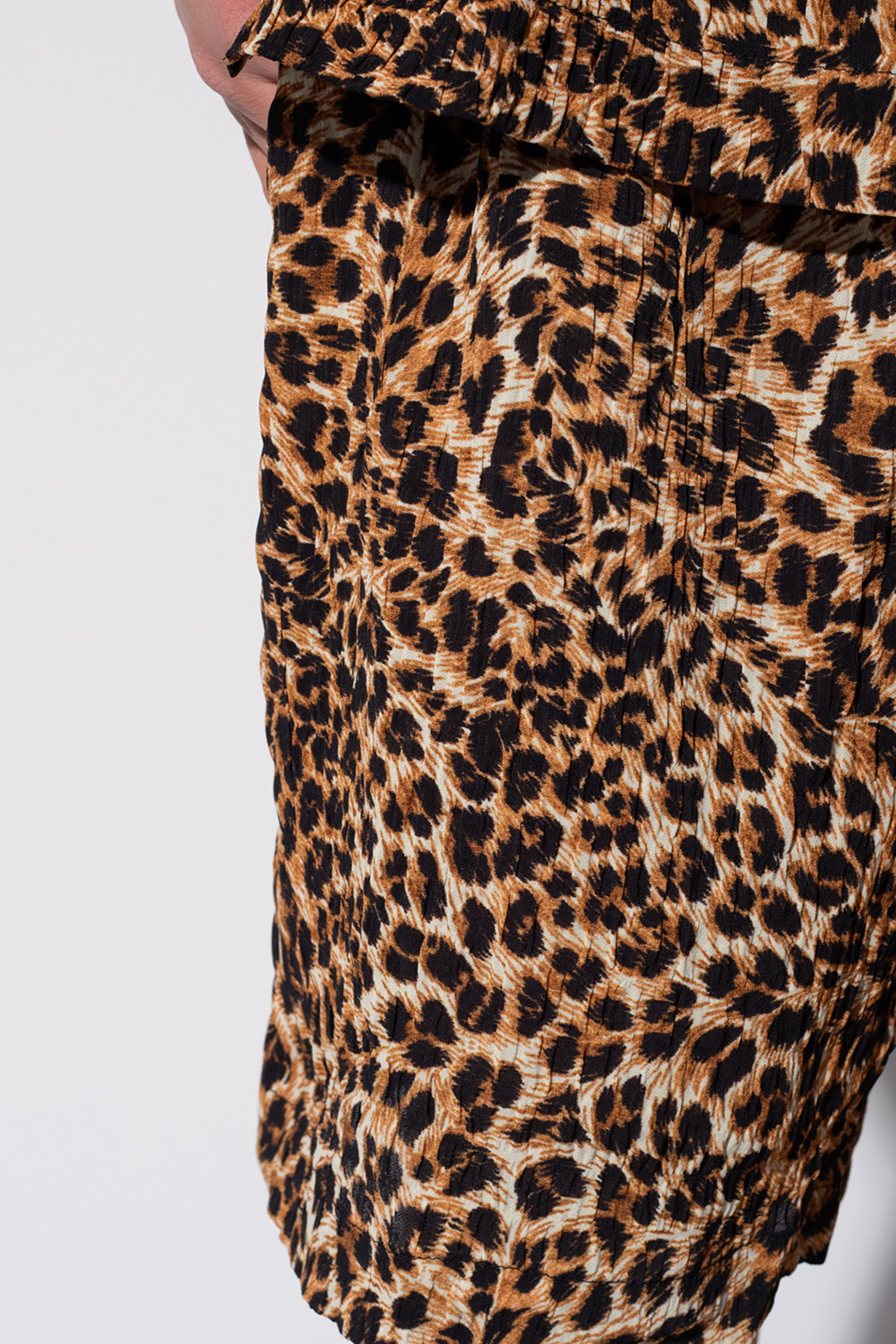 Nanushka Shorts with leopard print